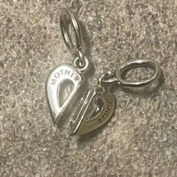 Pandora Splittable Mother & Daughter Dangle Charm - Picture 5 of 5